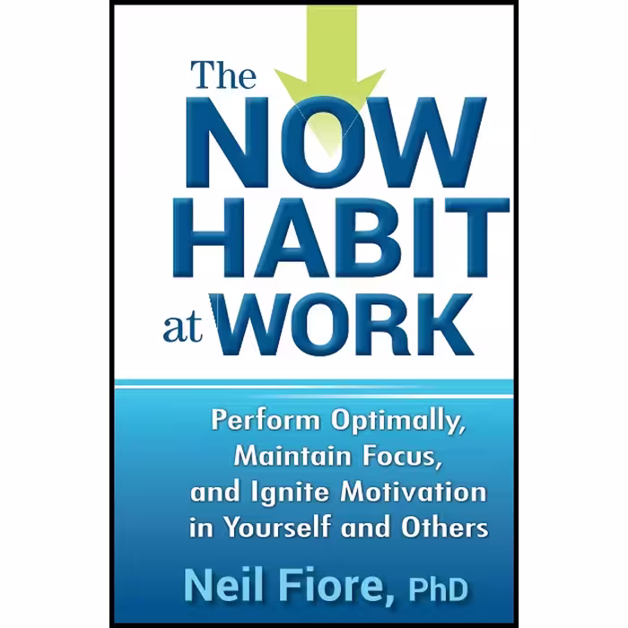 کتاب زبان اصلی The Now Habit at Work اثر Neil A Fiore انتشارات Wiley