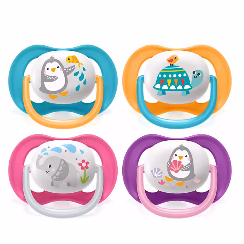 پستانک الترا ایر 2 عددی 6-18 ماه Animal اونت Avent