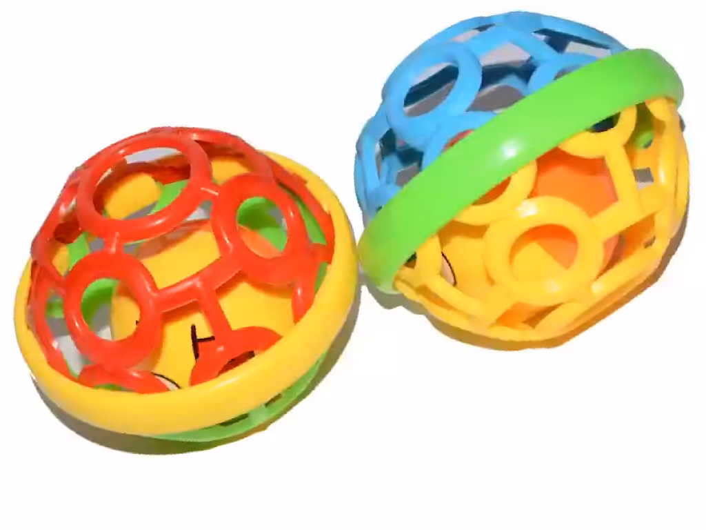 جغجغه توپی بزرگ  سیلیکونی منعطف نوزادی