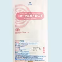 دستکش جراحی لاتکس استریل op-perfect مدل بدون پودر سایز6ونیم

