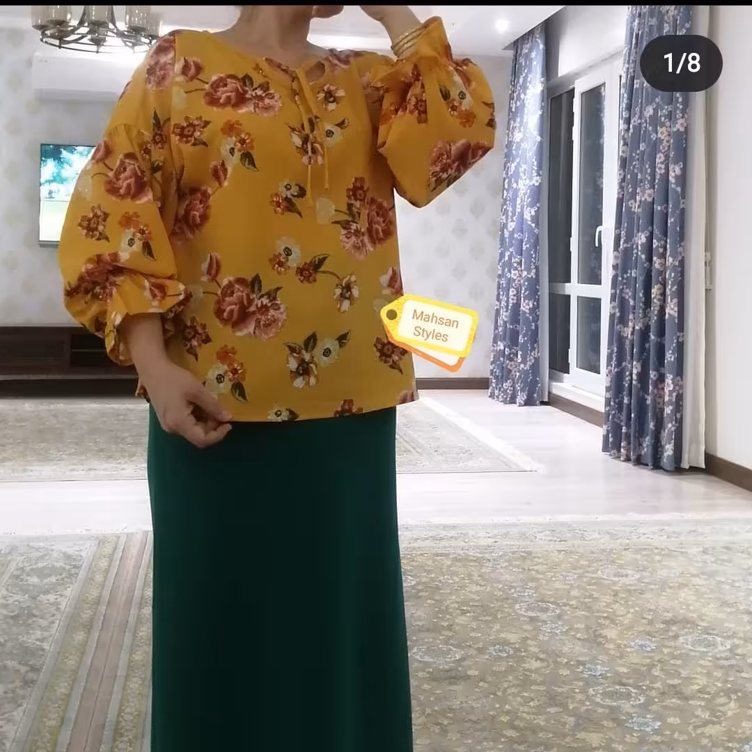 شومیز گلدار