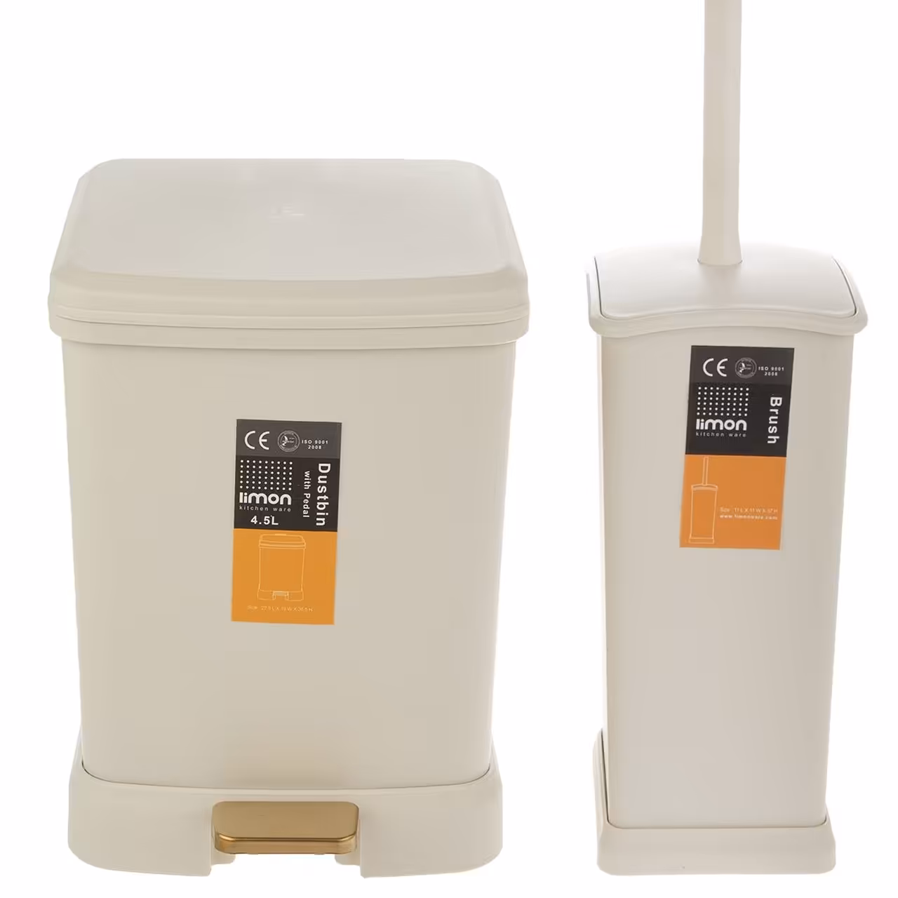 سطل و فرچه 4گوش لیمون