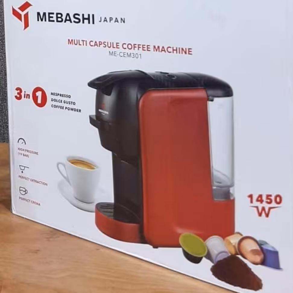 اسپرسوساز مباشی301 سه کاره مباشی 301 کپسولی.    پیمانه قهوه دارد