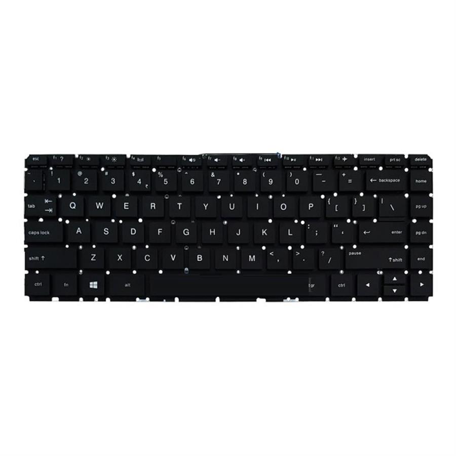 کیبورد لپ تاپ اچ پی Compaq 14-AC مشکی اینترکوچک بدون فریم