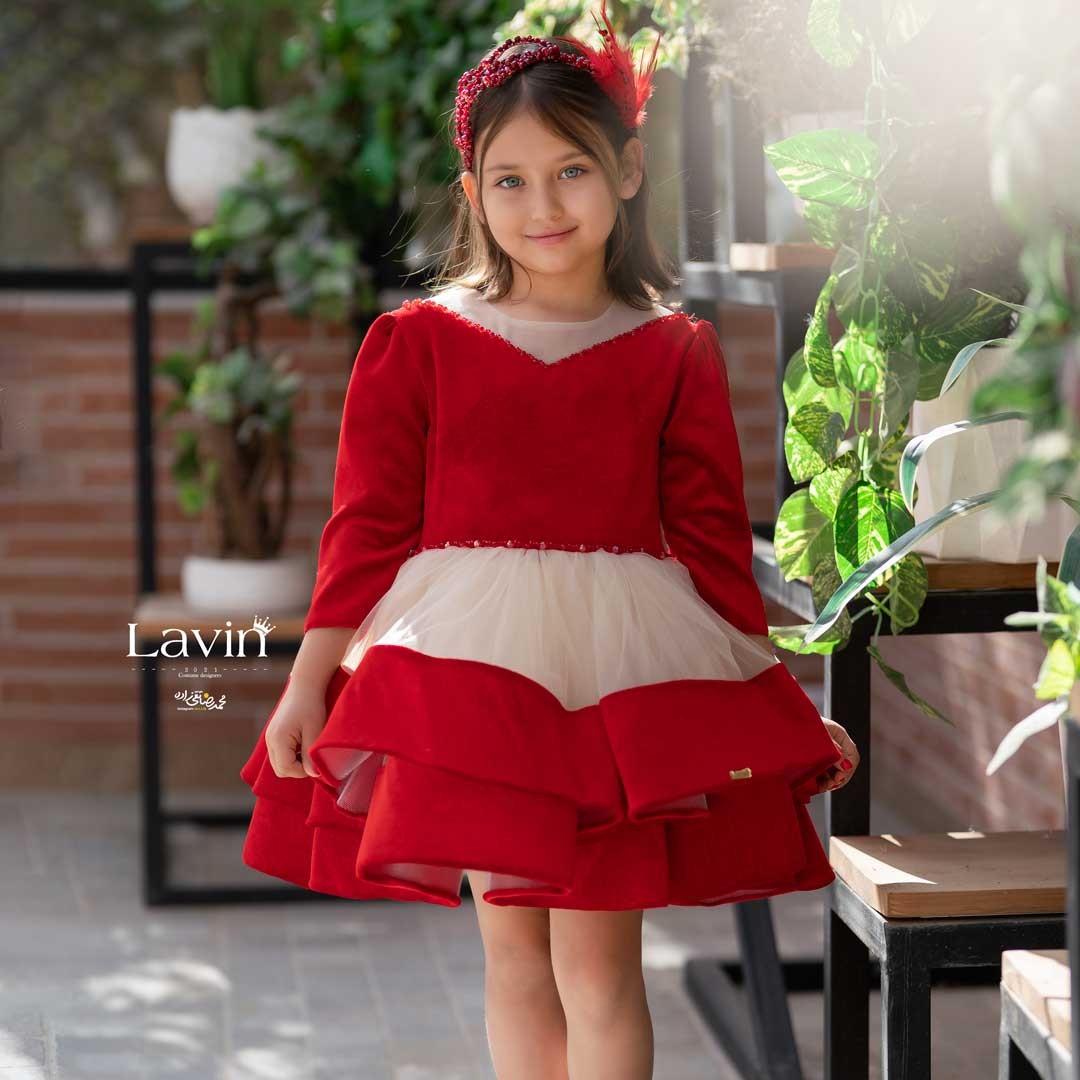 لباس مجلسی دخترانه مدل ایلدا کد 23