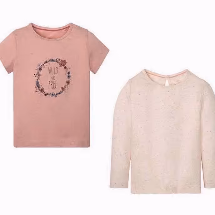 پک بلوز و تیشرت دخترانه لوپیلو 4-6 سالگی 