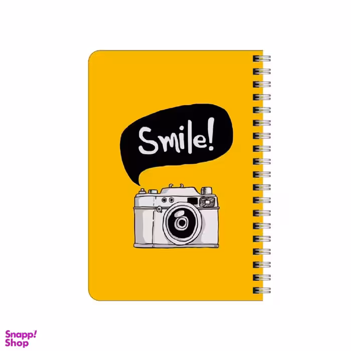 دفترچه یادداشت 80 برگ بامبیلیپ مدل چوبی طرح عکس و لبخند کد 5038815