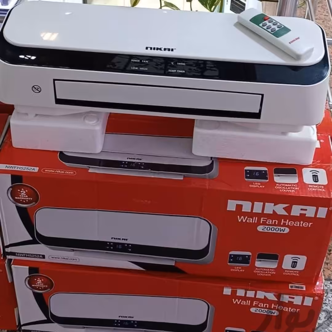 بخاری پنلی نیکایی کنترل دار  تایمر دار ارسال به سراسر کشور پس کرایه  به عهدی مشتری عزیز