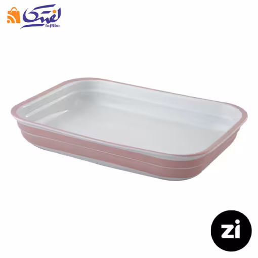دیس لازانیا چینی زرین Zi پاستل صورتی سایز 40
