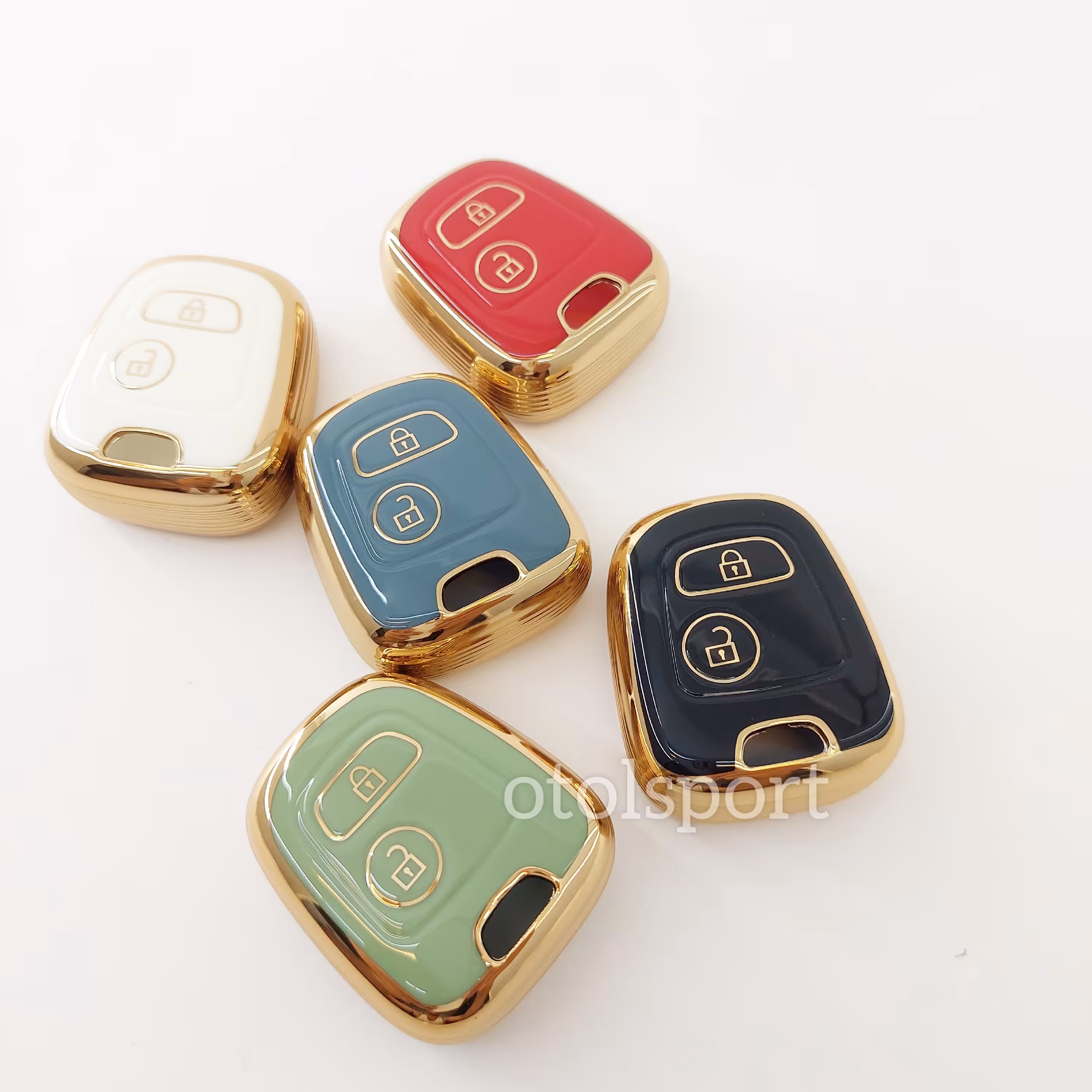 کاور  ریموت  سرامیکی لاکچری  براق  2 دکمه  (پژو 206 و پژو 207)