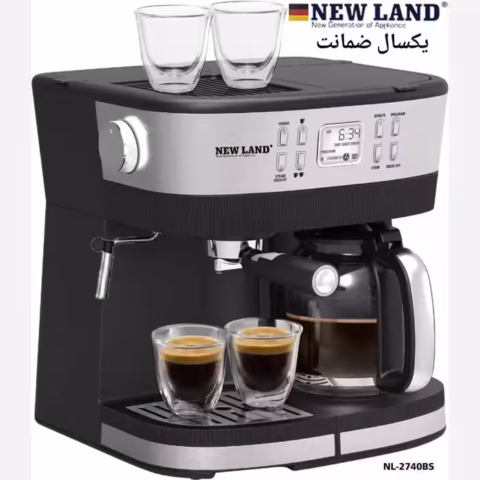 اسپرسو ساز 3کاره و 20بار نیولند مدل 2740 ساخت ایتالیا