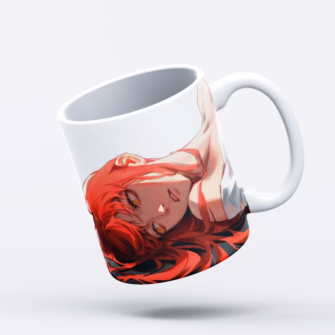 ماگ انیمه چینساومن طرح ماکیما (چاپ طرح دلخواه)