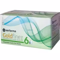 سر سوزن انسولین Gold fine  سایز 6 ( بسته 100 عددی )