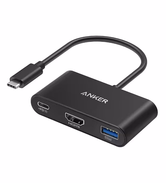 هاب 3 پورت انکر PowerExpand با کابل USB-C مدل A8339