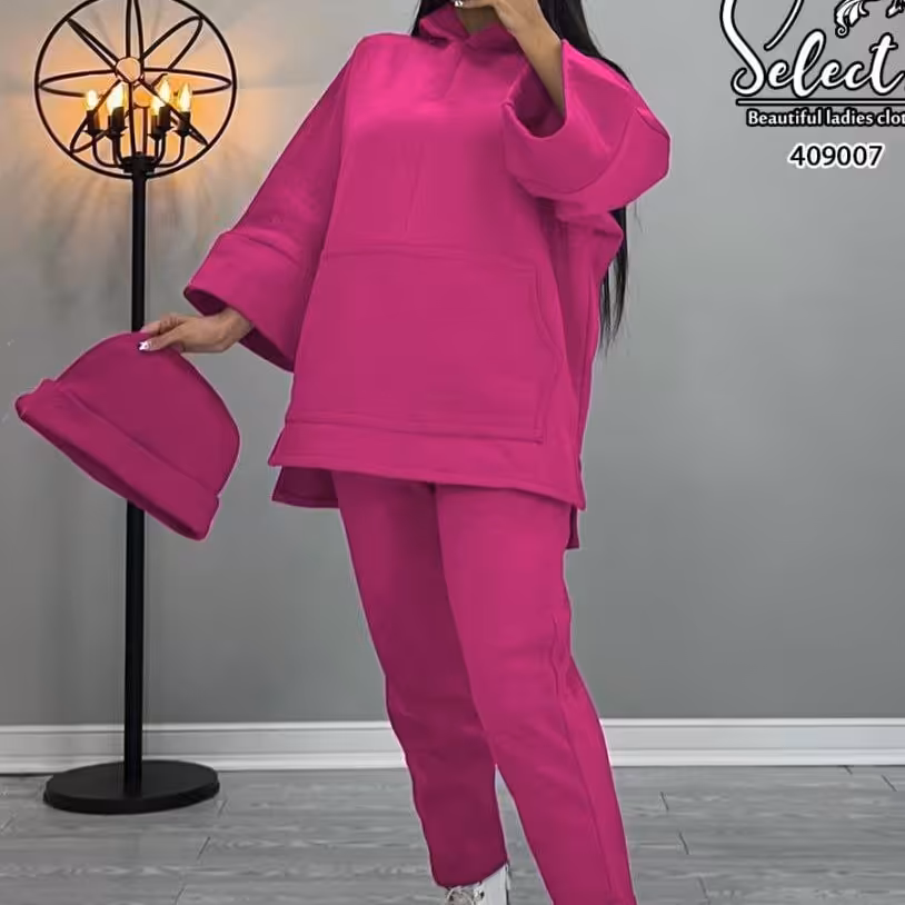 ست سه تیکه کلاه دار 