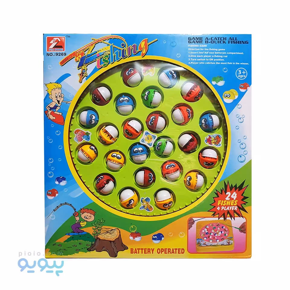 اسباب بازی آموزشی ماهیگیری با قلاب