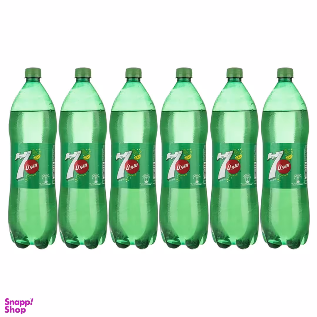 نوشابه گاز دار با طعم لیمو سون آپ حجم 1500 میلی لیتر بسته 6 عددی