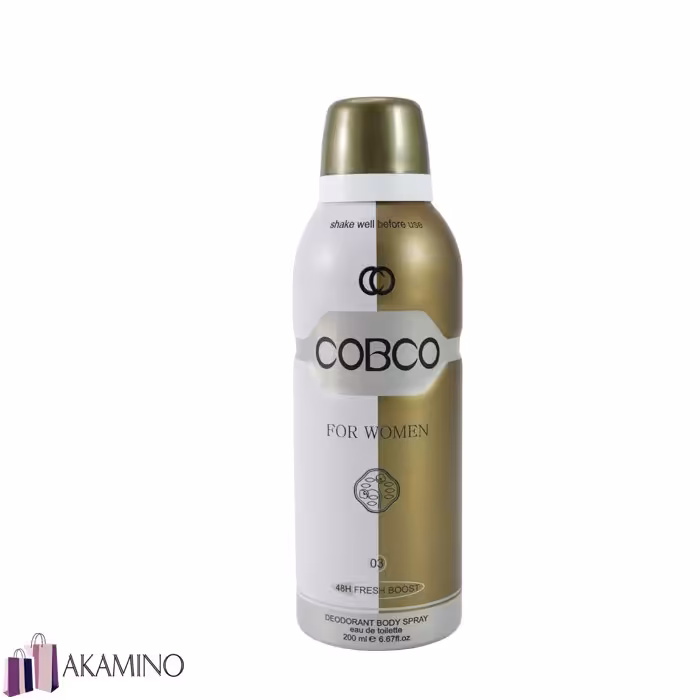 اسپری بدن زنانه برند Cobco کد 03 مدل Cobco For Women