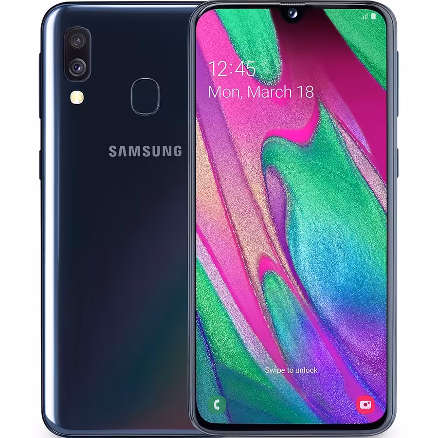 قیمت و خرید گوشی موبایل سامسونگ مدل Galaxy A40 ظرفیت 64 و رم 4 گیگابایت | یاس ارتباط