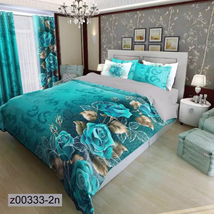 سرویس روتختی 2 نفره تنسل چاپی برندترک لند(Turk Land) z 333