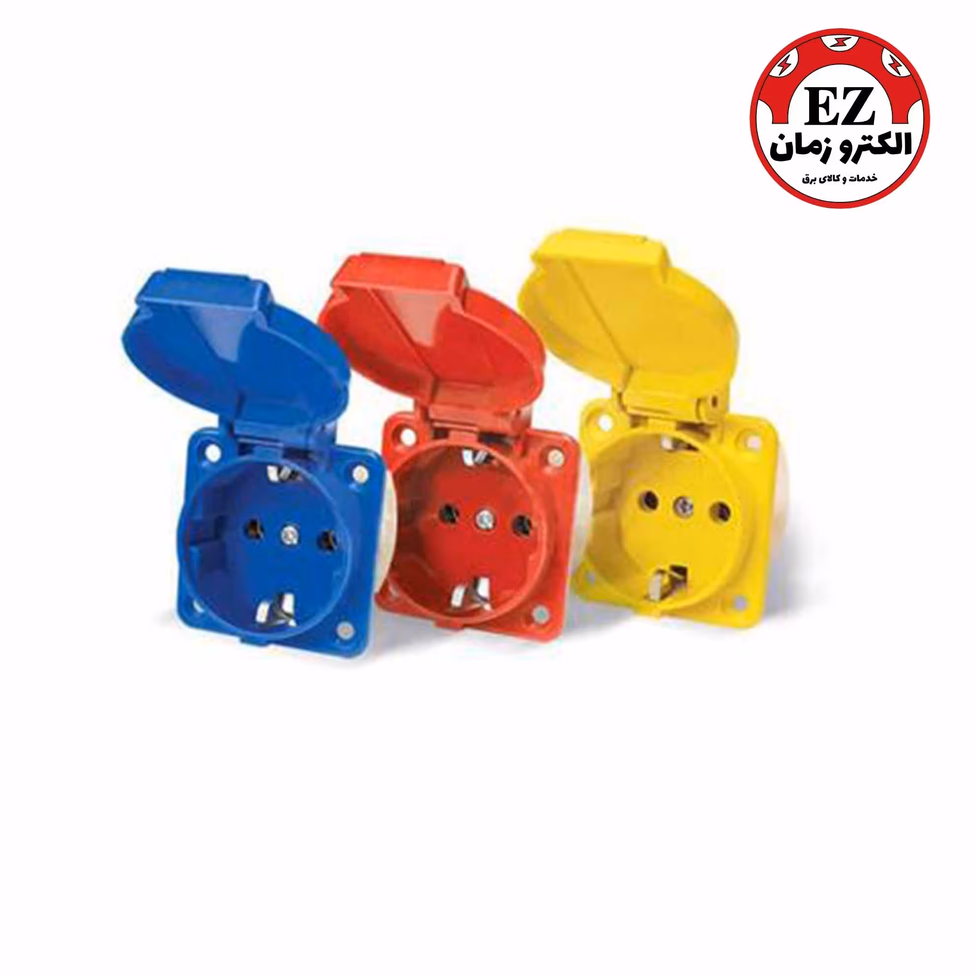 پریز تابلویی تکفاز درب دار توکار پارت الکتریک