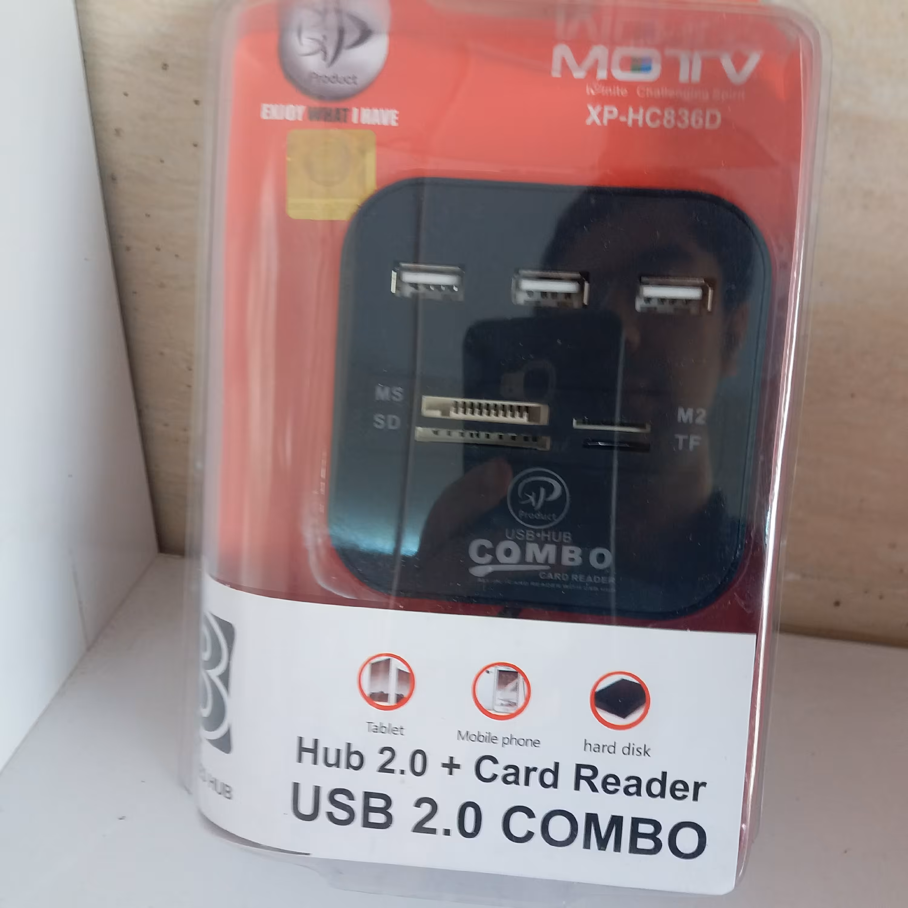 هاب usb و رم ریدر Xp