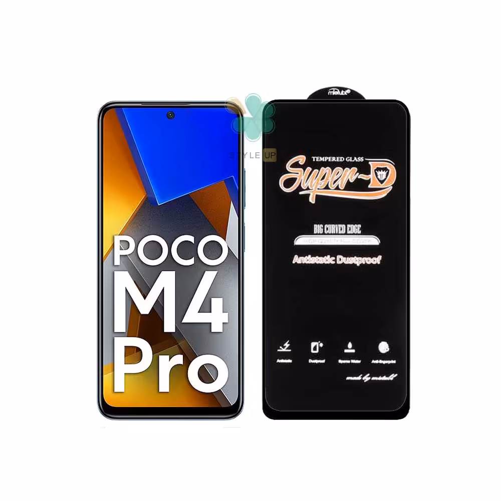 گلس گوشی برند Mietubl مدل Super-D Anti Static مناسب Xiaomi Poco M4 Pro