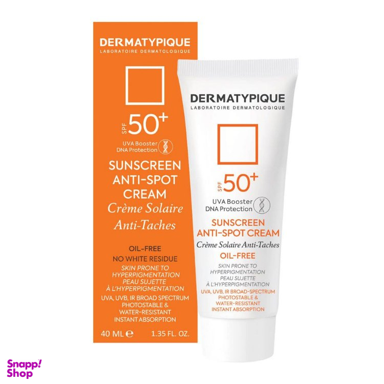 کرم ضد آفتاب درماتیپیک (Dermatypique) مدل Anti-Spot با SPF50 حجم 40 میلی لیتر