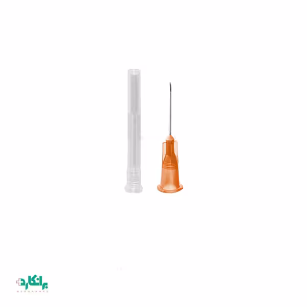 سرسوزن تزریق آوا گیج 25 رنگ نارنجی