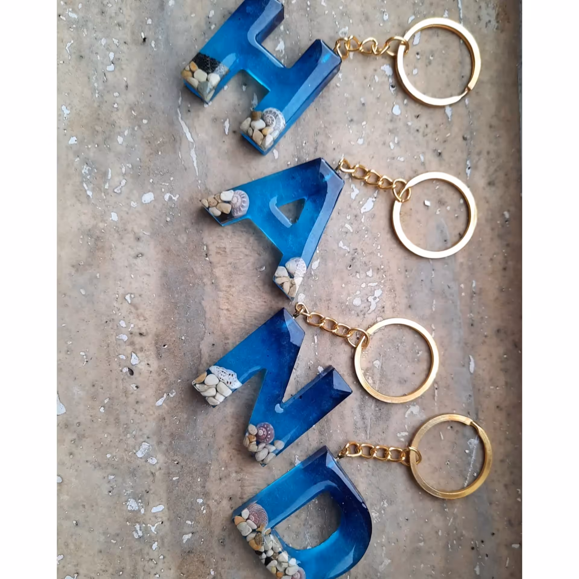 جاکلیدی رزینی حروف انگلیسی 