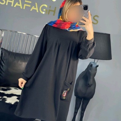 مانتو اسپرت زنانه مدل جیب گلودزی