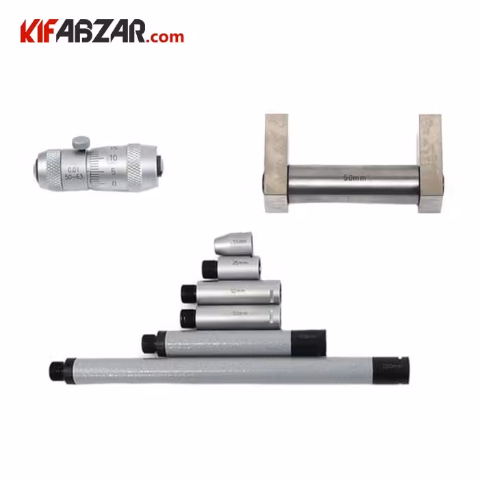 ست میکرومتر لوله داخل سنج 500-50 میلیمتر اینسایز مدل 500 3222
