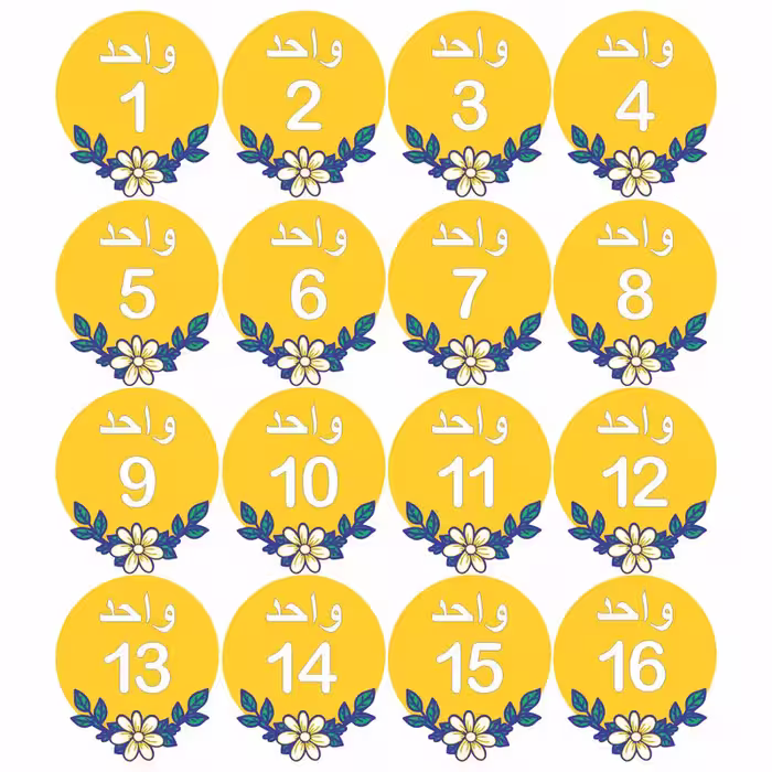 تابلو نشانگر  مدل نسترن مجموعه16عددی