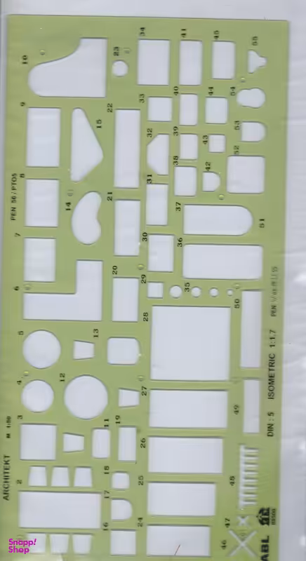 شابلون مبلمان 1/50 فابل FB420 FB118