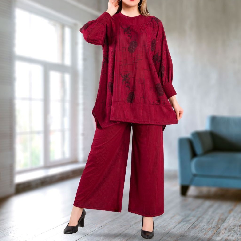 تونیک و شلوار مدل ژاکلین ( لطفا قبل از ثبت سفارش از موجودی رنگ مطلع شوید)