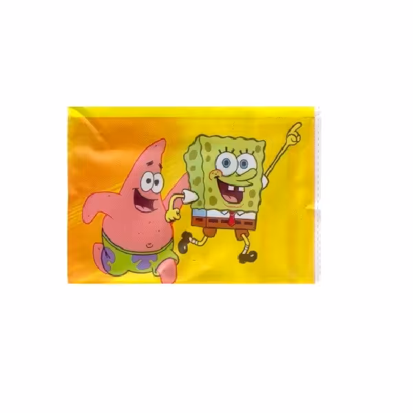 دستمال کاغذی جیبی 10 برگ مدل باب اسفنجی و پاتریک کد 33