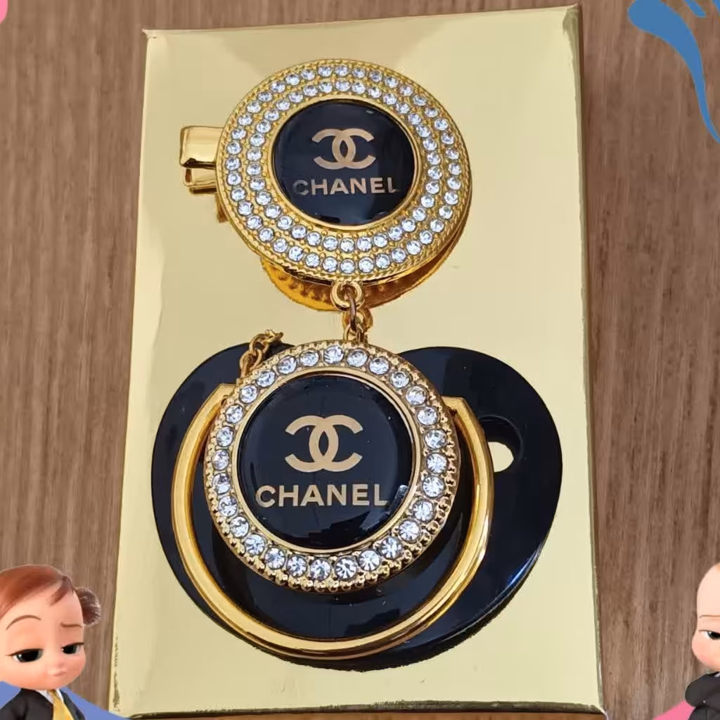 پستونک نوزاد لاکچری زنجیردار ارتدنسی فاقد ماده شیمیایی BPA