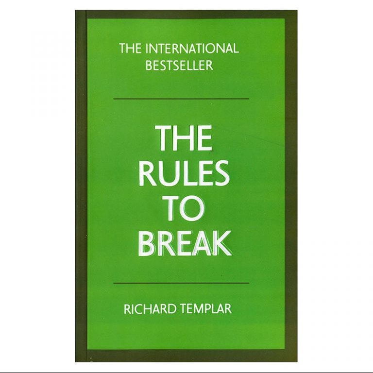 کتاب کتاب قوانینی برای شکستن اثر ریچارد تمپلار THE RULES TO BREAK