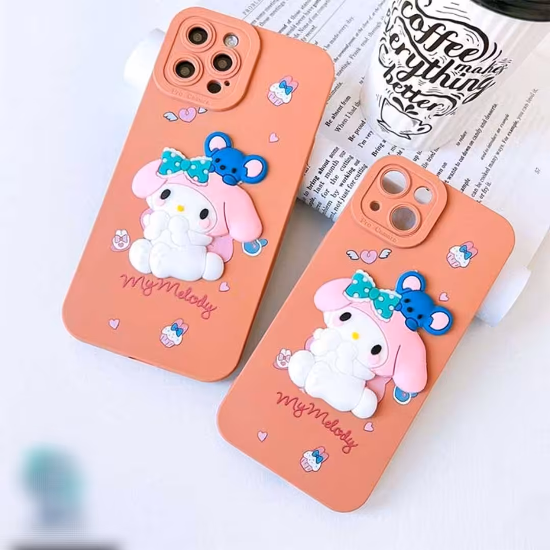 قاب موبایل دخترانه عروسکی فانتزی سامسونگ شیائومی آیفون