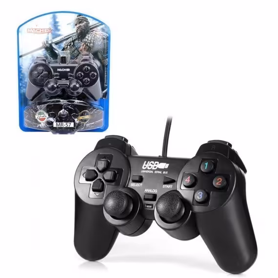 دسته  بازی کامپیوتر تک شوک دار