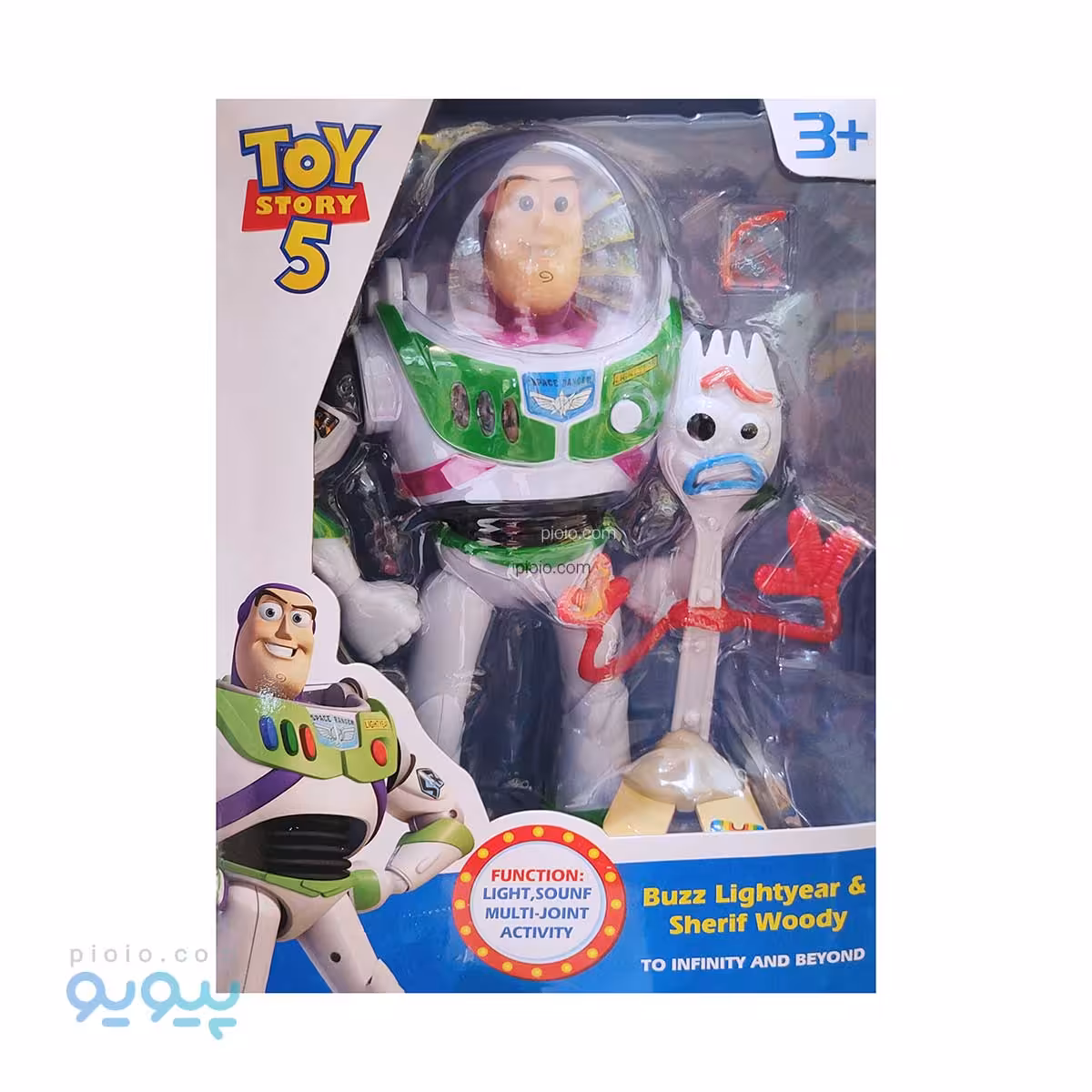 اسباب بازی ربات بازلایتر و فورکی آیتم EJ696