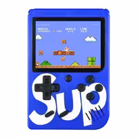 کنسول بازی قابل حمل ساپ گیم باکس دارای 400 بازی نوستالژی مدل Sup  Game Box 400 رنگ آبی