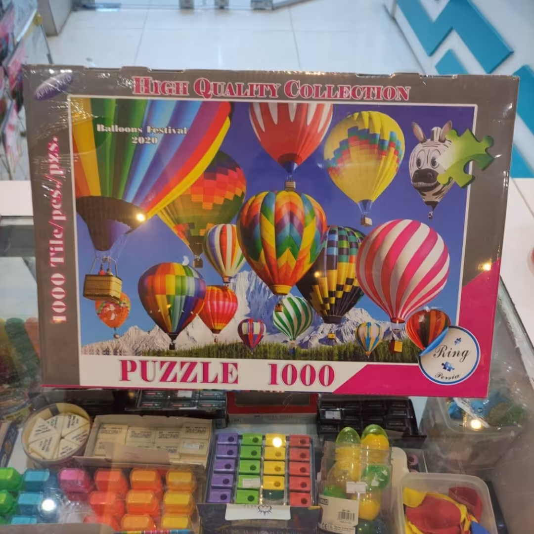 پازل هزار تکه طرح بالن های رنگی