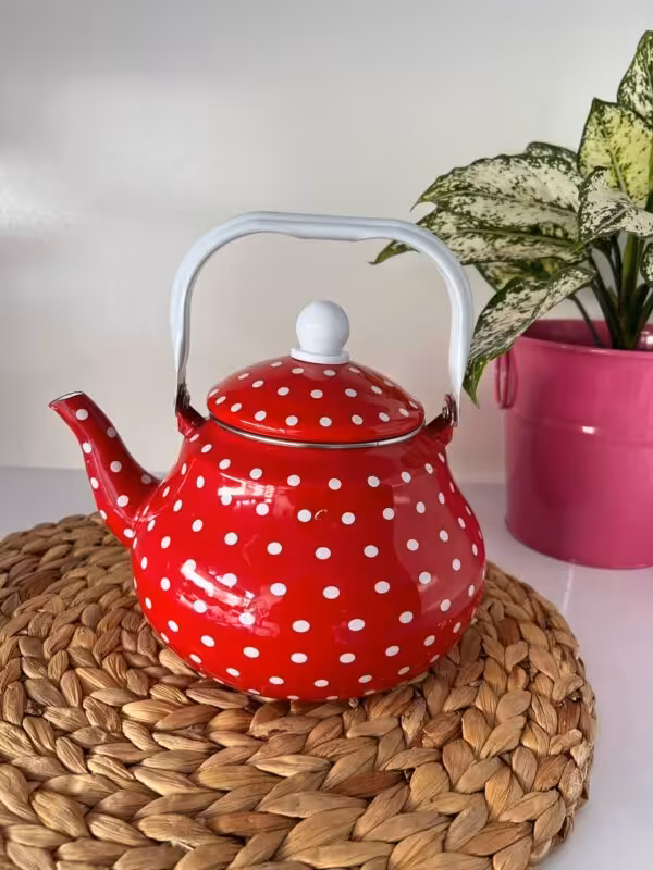 کتری خالخالی قرمز 2/5 لیتری