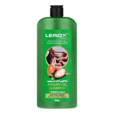 شامپو پروتئینه موی سر روغن آرگان لروکس حجم 550 میلی لیتر