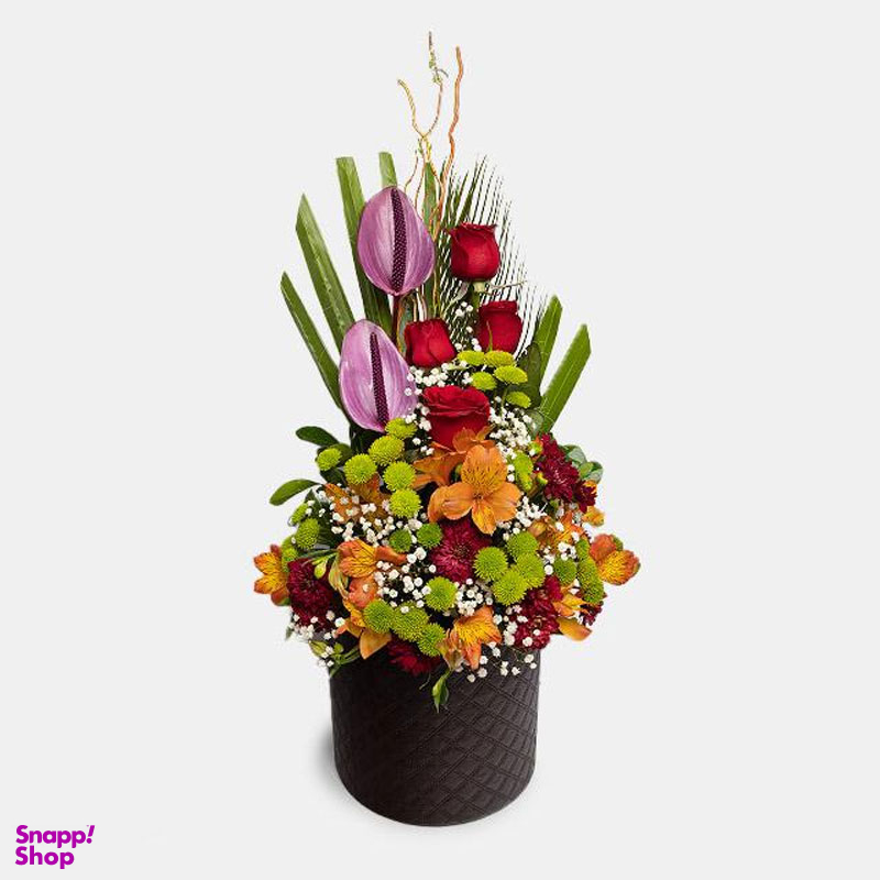 باکس گل طبیعی سایز بزرگ ابعاد 30×50