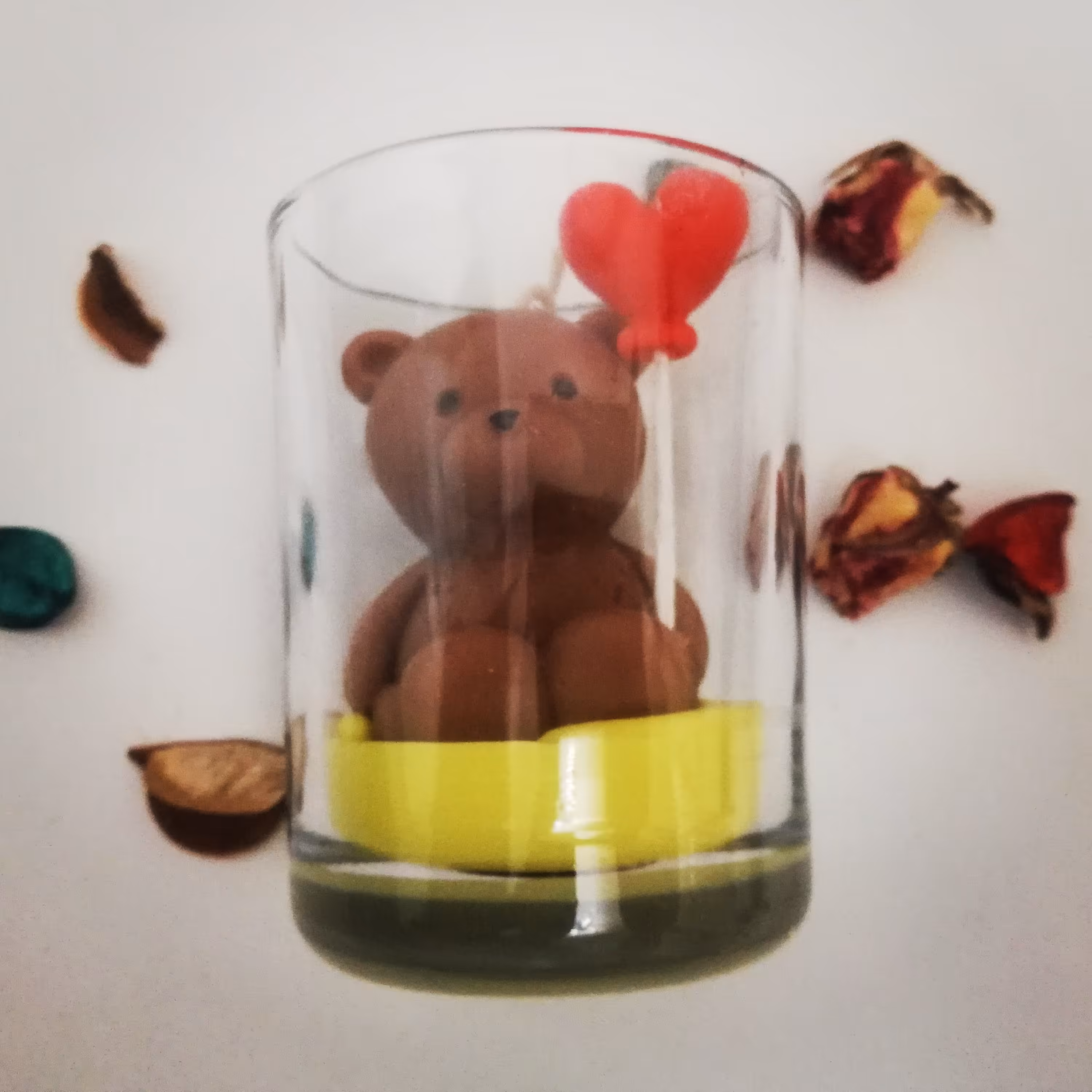 شمع لیوانی خرسی