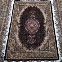 فرش دستبافت طرح ماهی کمال الملک خوی سایز زرع و نیم 50 رج