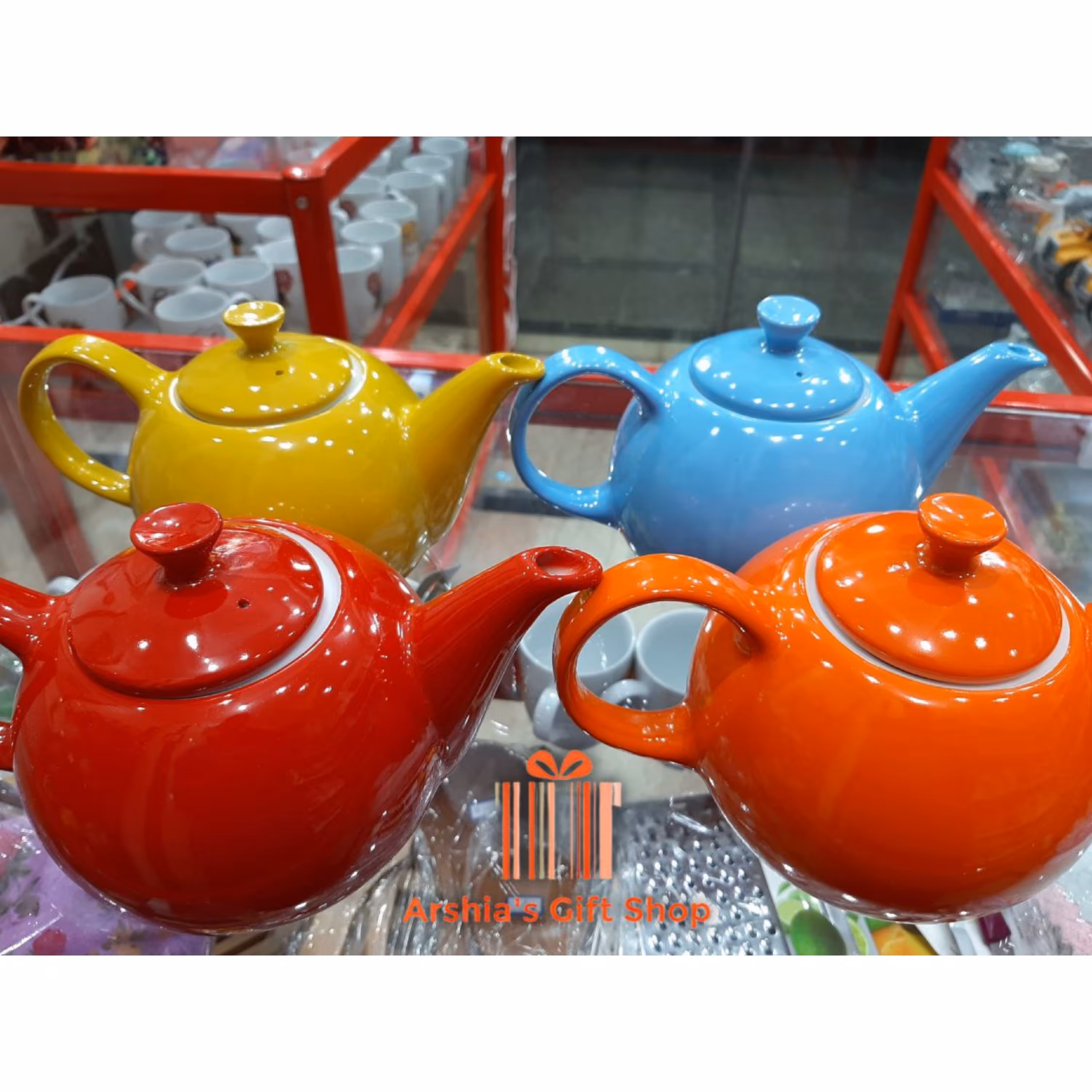 قوری رنگی برند مقصود درجه یک در 5 رنگ مختلف کیفیت بسیار بالا