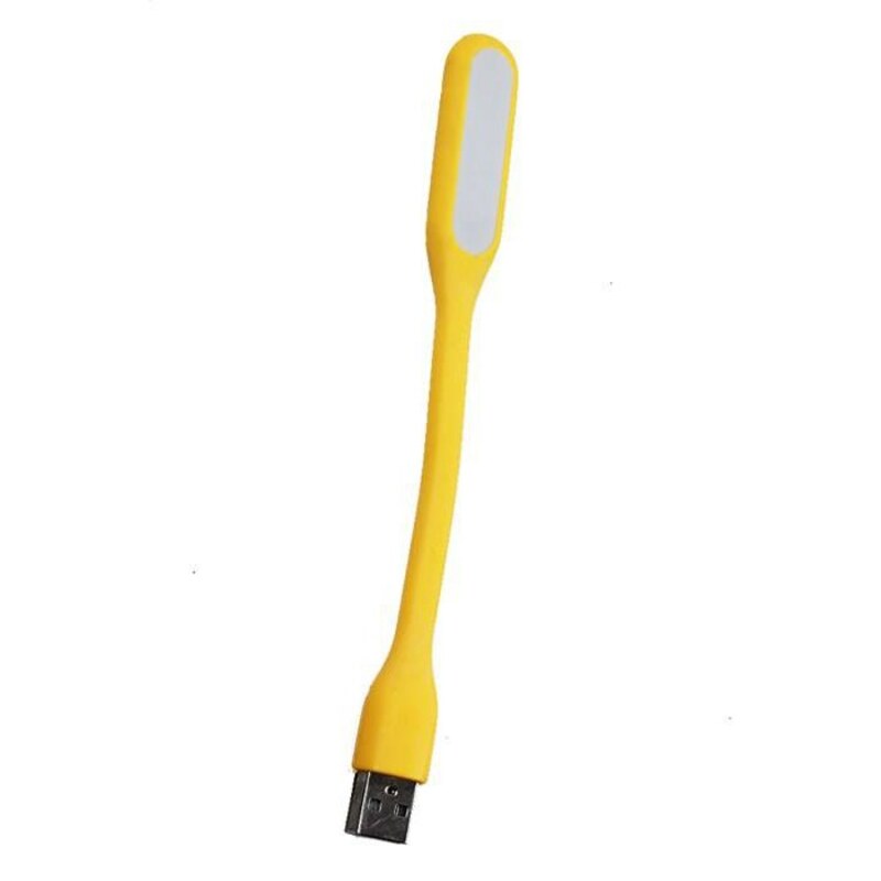 چراغ ال ای دی یو اس بی مدل Portable Flexible USB Light زرد رنگ